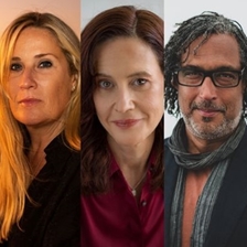 Sarah Churchwell, David Olusoga and Sarah Pearsall