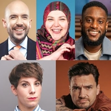 Tom Allen, Fatiha El-Ghorri, Limahl Germain, Suzi Ruffell and Jack Skipper