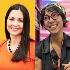 Liliana Colanzi and Hanna Limulja talk to Polly Russell