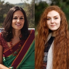 Tishani Doshi and Len Pennie