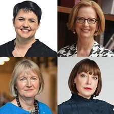 Ruth Davidson, Julia Gillard, Harriet Harman and Beth Rigby talk to Katya Adler