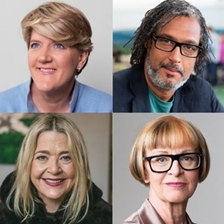 Clare Balding, David Olusoga and Harriet Tyce talk to Philippa Perry