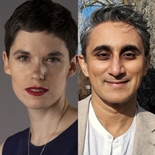 Vaseem Khan and Kim Sherwood talk to Ava Glass