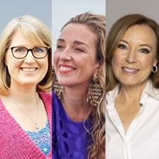 Catherine Loveday, Juliet Russell and Sian Williams