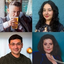 Santanu Bhattacharya, Kiran Millwood Hargrave and Joelle Taylor talk to Carys Eleri