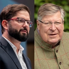 Gabriel Boric and Edward Stourton talk to Bronwen Maddox