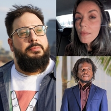 Mahmud El Sayed and Marta Peirano in conversation with Frankline Sunday