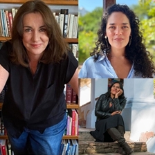 Rosa Beltrán, Cristina Bendek and Socorro Venegas in conversation