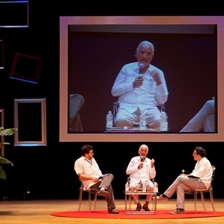 Carlos Fuentes in conversation with Juan Gabriel Vásquez and Santiago Gamboa