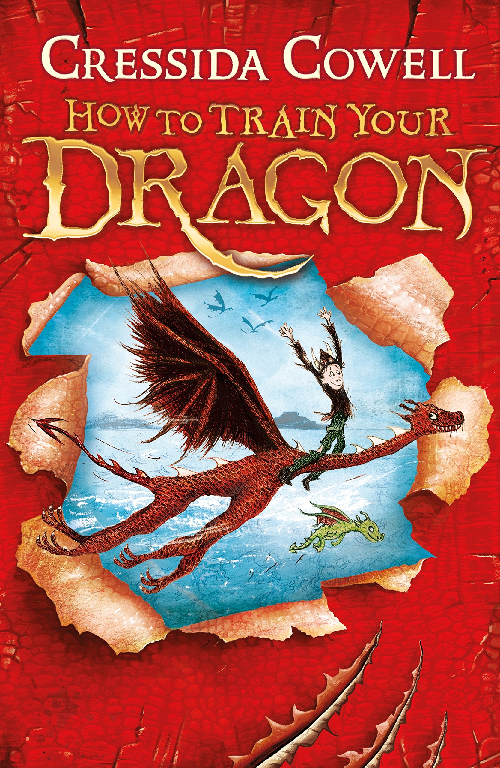 How to Train Your Dragon series by Cressida Cowell