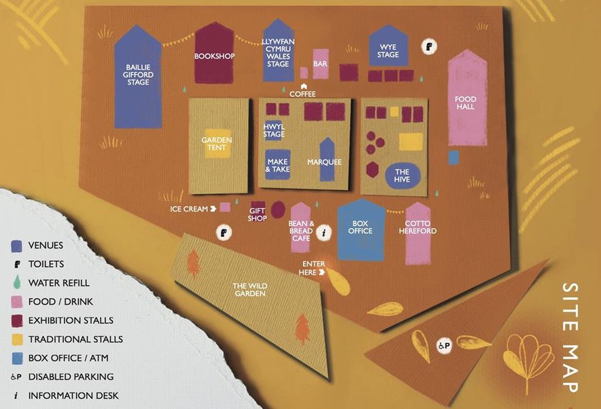 Hay Festival site map
