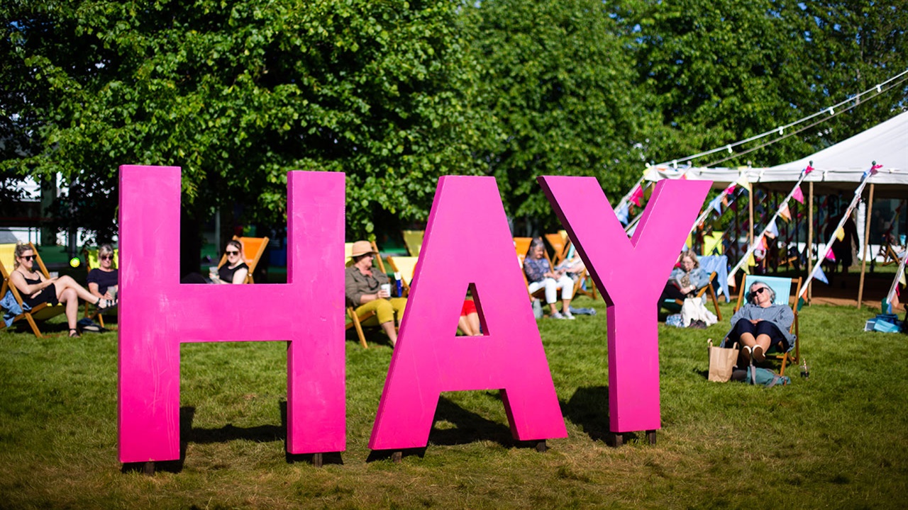 Large HAY letters