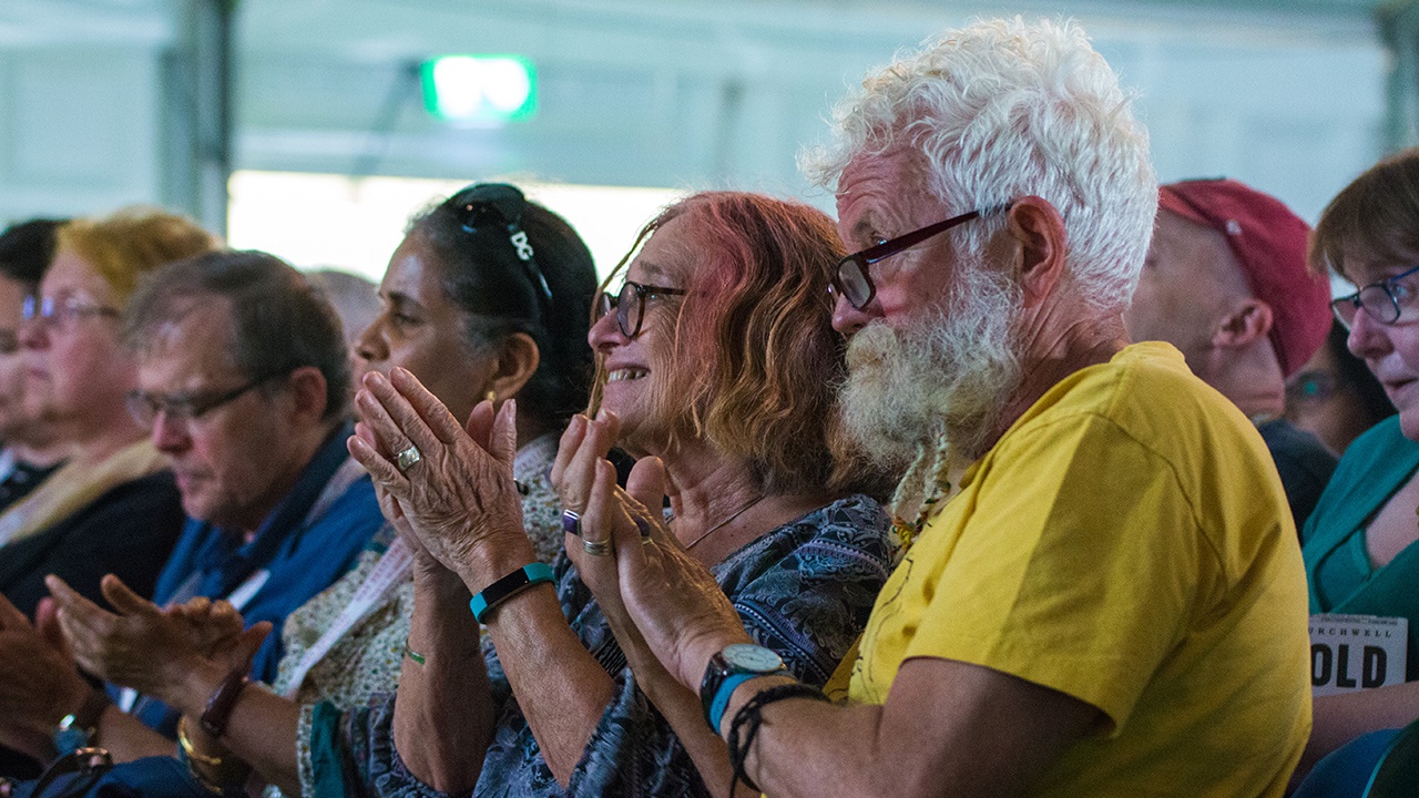Audience at Hay on Earth event