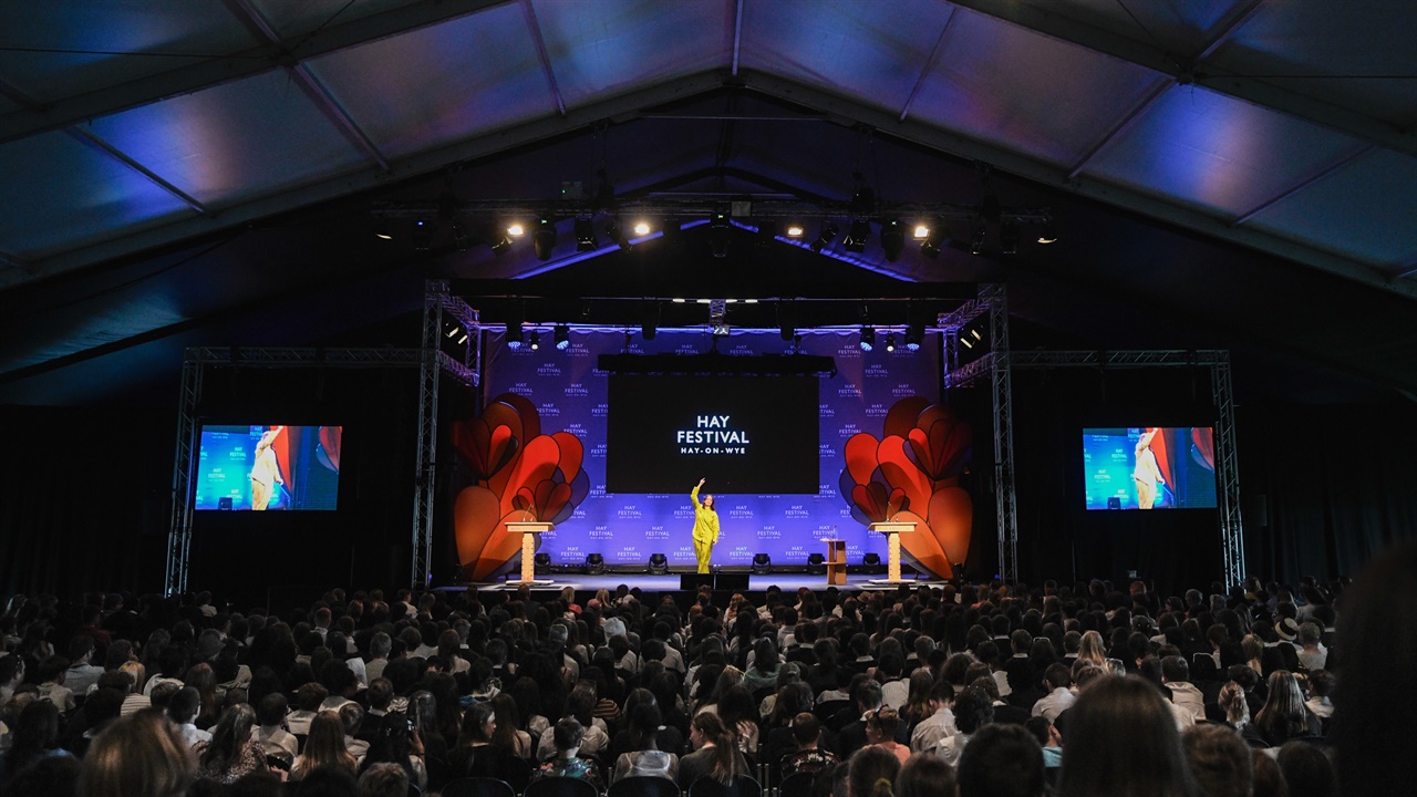 Audience at Hay Festival