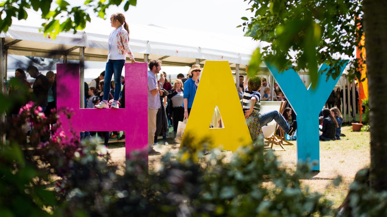 girl on the Hay sign