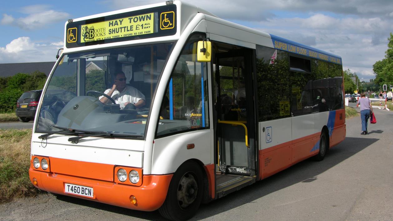 Hay Festival shuttle bus