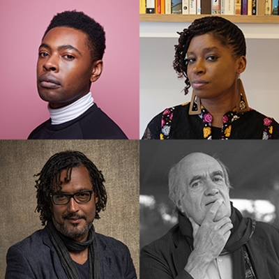 Mendez, Irenosen Okojie, David Olusoga and Colm Tóibín Mendez, Irenosen Okojie, David Olusoga and Colm Tóibín